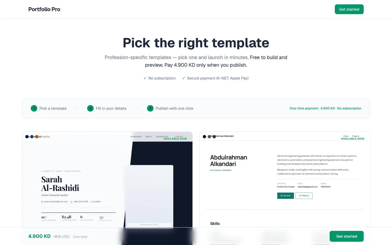 Portfolio Pro 2